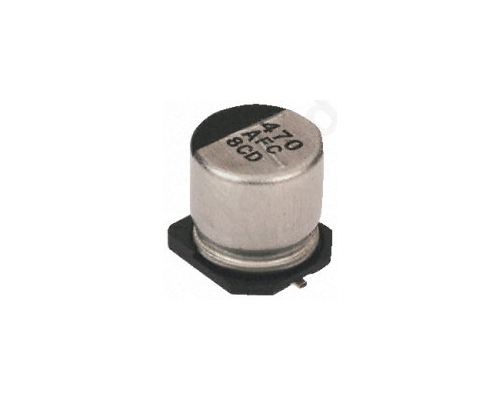 1000μ F 6.3 V dc Aluminium Electrolytic Capacitor, FC SMD Series 1000h 10 Dia. x 10.2mm