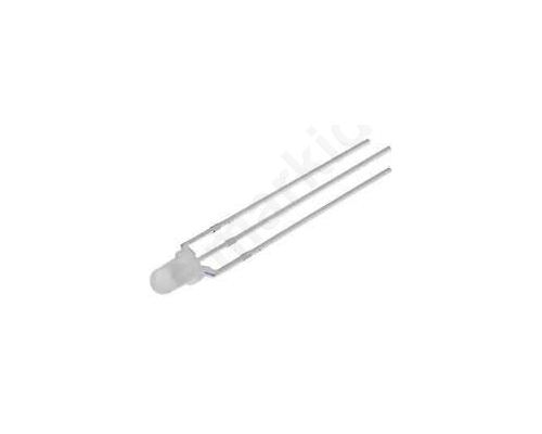 LED 3mm Bicolour Red/Green 10mcd 60°