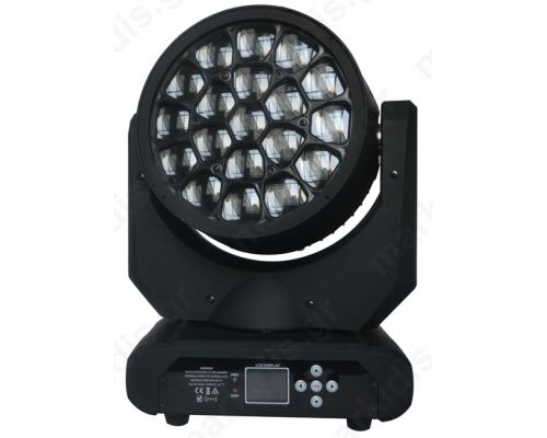 LED ZOOM WASH ΚΙΝΗΤΗ ΚΕΦΑΛΗ RGBW 19X15W+KALEIDOSCO