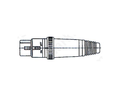 XLR ΘΗΛΥΚΟ ΠΡΟΕΚΤΑΣΗΣ+SW(GOLD)