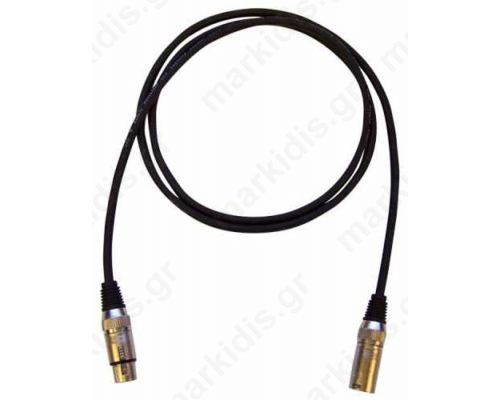 IRON MIC CABLE 10m BLK(XLR-XLR) ΜΙΚΡ/KO ΚΑΛΩΔΙΟ