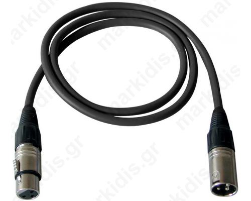 IRON MIC CABLE4.5mBLK(XLR-XLR) ΜΙΚΡΟΦΩΝΙΚΟ ΚΑΛΩΔΙΟ