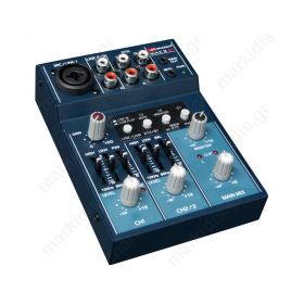 BLUETOOTH & USB MIXER 3 ΚΑΝΑΛΙΩΝ