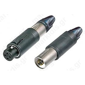 XLR CABLE CONNECTOR NICKEL UNI