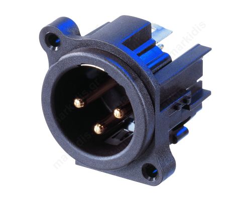3POLE MALE CHASSIS CONNECTOR