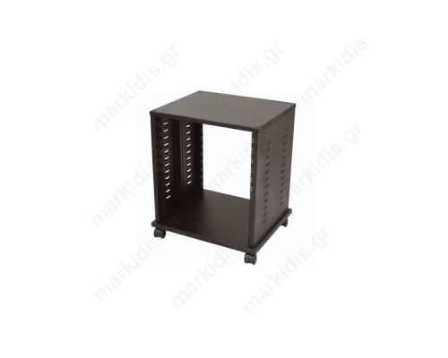 RACK 12U - 19'' - 43cm ΒΑΘΟΣ ΜΕ ΡΟΔΕΣ