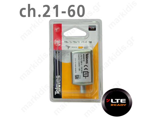 404412 ΦΙΛΤΡΟ LTE (ch.21-60) IEC blister