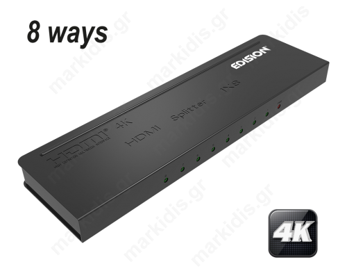 4K HDMI Splitter 1x8