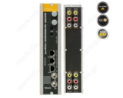 563822 T.0X QUAD AV-COFDM/QAM Modulator