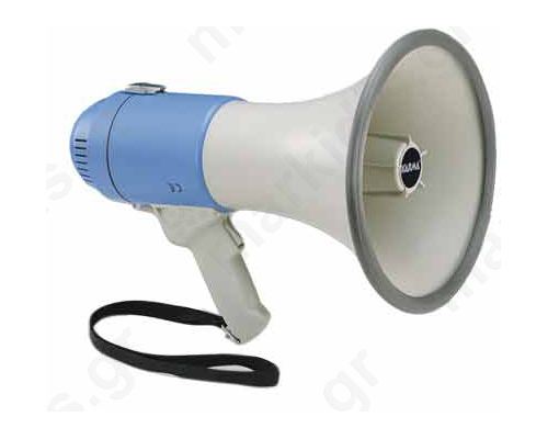 25W megaphone with siren and whistle