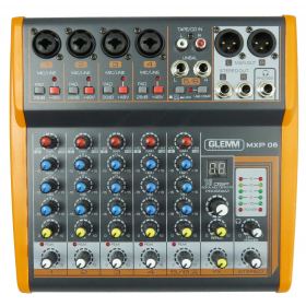 6 channel microphone mixer MP3-DSP