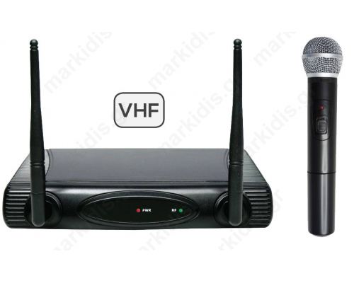 VHF handheld wireless microphone