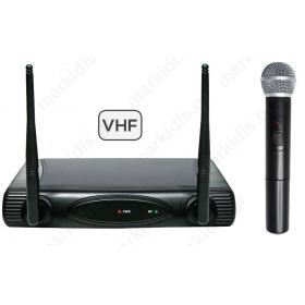 VHF handheld wireless microphone