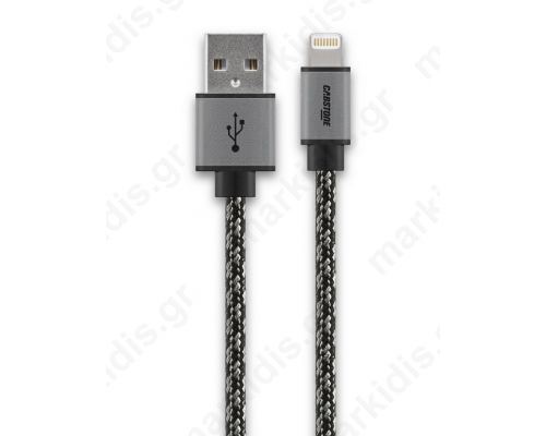 Cabstone Καλώδιο USB 2.0 (A) σε Lightning Φόρτισης & Συγχρονισμού 3μ για Apple