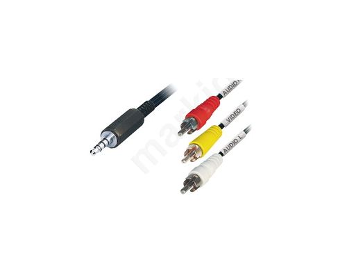 3,5mm 4-Pin, σε 3 RCA stereo 1.5μ για Panasonic & PowerPlus