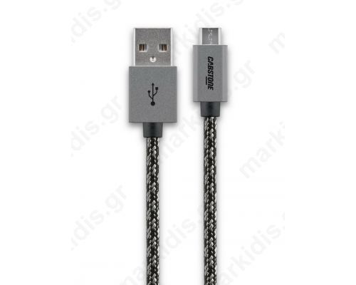 Cabstone Καλώδιο USB 2.0 (A) σε micro-USB (B) Φόρτισης & Συγχρονισμού 2μ για Smartphone & Table