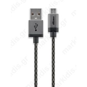 Cabstone Καλώδιο USB 2.0 (A) σε micro-USB (B) Φόρτισης & Συγχρονισμού 3μ για Smartphone & Table