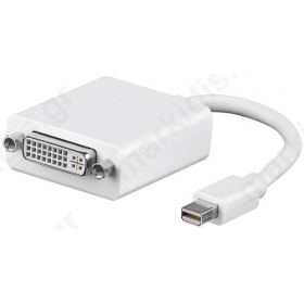 Adapter miniDisplayPort 1.2 αρσενικό σε DVI-D θηλυκό (12cm)