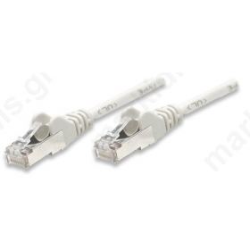 F/UTP CAT5e Patch Cable Straight Λευκό 10μ CCA