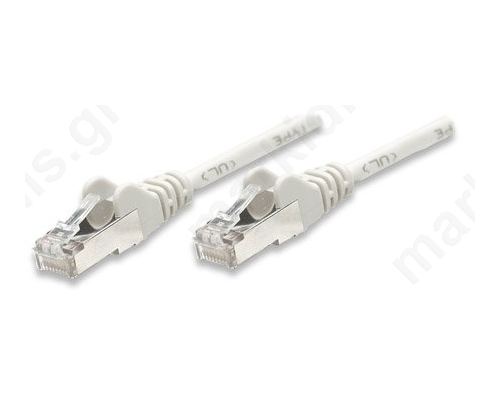 F/UTP CAT5e Patch Cable Straight Λευκό 10μ CCA