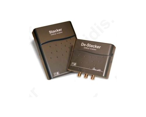 F101692 Global Invacom Stacker DeStacker Switch DISEqC ΧΩΡΙΣ ΤΡΟΦΟΔΟΤΙΚΟ Για δύο δορυφόρους με μια κάθοδο σε δυο διαφορετικούς δέκτες