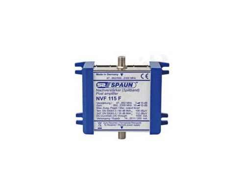 814117 SPAUN NVF115F Ενισχυτής γραμμής 47…862MHz ενίσχυση 7 ... 10 dB 950-2300MHz ενίσχυση 10 ... 15 dB