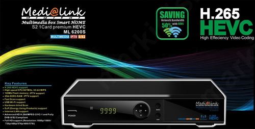 Medialink Smart Home ML6200S HEVC IP & Δορυφορικός Δέκτης 1CA