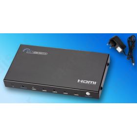 Power Plus PS501HD Επιλογέας HDMI, 5 Εισόδων - 1 Εξόδου με τηλεχειριστήριο & Τροφοδοτικό