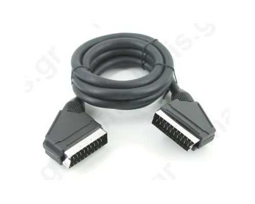 Scart σε Scart 21 pins όλα συνδεδεμένα 1.5μ 0.8mm υψηλής ποιότητας εύκαμπτο καλώδιο