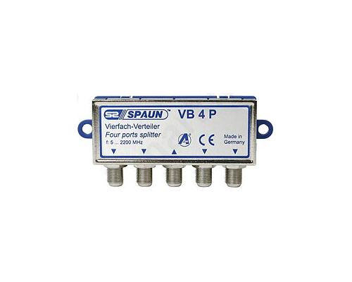 SPAUN VB4P Splitter 4 Εξόδων Με διέλευση τάσης 842217