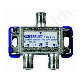 SPAUN VBE2PD Splitter 1/2 Εξόδων Με διέλευση τάσης 842224