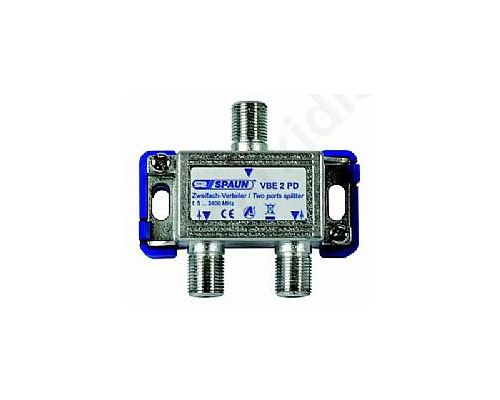 SPAUN VBE2PD Splitter 1/2 Εξόδων Με διέλευση τάσης 842224