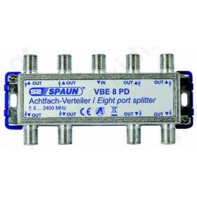 SPAUN VBE8PD Splitter 1/8 Εξόδων Με διέλευση τάσης 842232