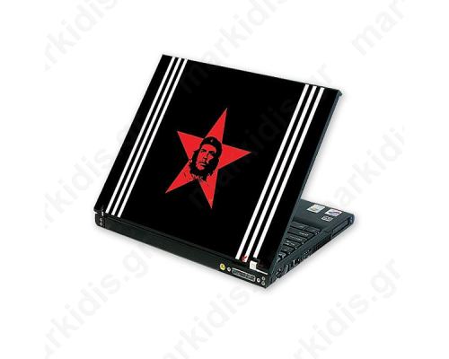  H-863  Laptop Skin Red Star