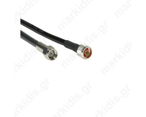  ANTENNA CABLE MALE REVERSED - SMA to N-Type MALE LMR200 3m ANTENNA CABLES 52011146