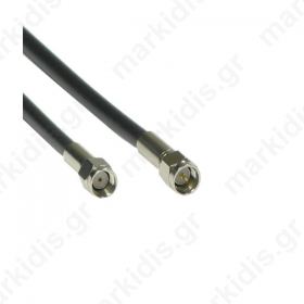  ANTENNA CABLE MALE REVERSED - SMA to MALE SMA - LMR200 0.3M BK ANTENNA CABLES 5201109