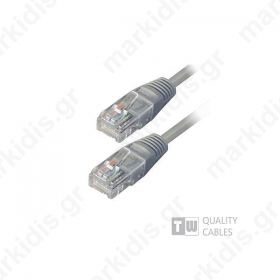  UTP LEVEL-5 0,5m GREY 2xRJ45