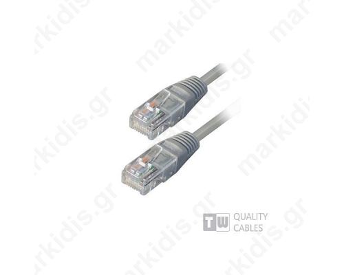  UTP LEVEL-5 0,5m GREY 2xRJ45