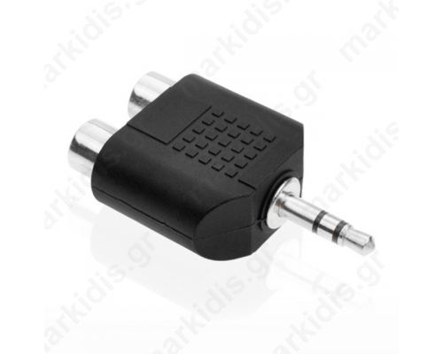 ADAPTOR AUDIO 3.5ΜΜ ST ΑΡΣ /2XRCA ΘΗΛ