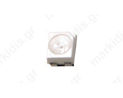 LED SMD 3528,PLCC4 Κόκκινο 715mcd 3.5x2.8x1.9mm 120° 2.8 χ 3.4V