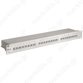 94036 CAT6 ETHERNET PATCH PANEL 24PORT STP GREY