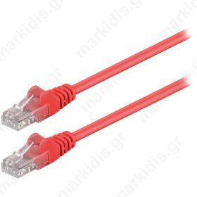 68613 CAT 5e U/UTP PATCH CABLE 0.25m RED
