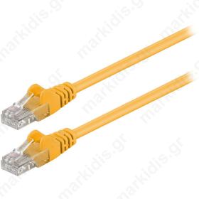 68336 CAT 5e U/UTP PATCH CABLE 0.5m YELLOW
