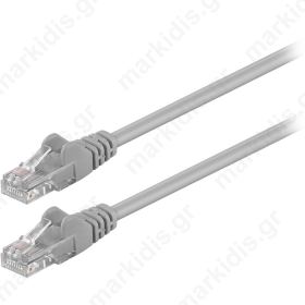 68337 CAT 5e U/UTP PATCH CABLE 0.5m GREY