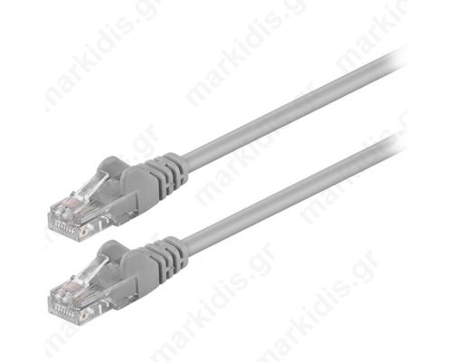 68342 CAT 5e U/UTP PATCH CABLE 1m GREY