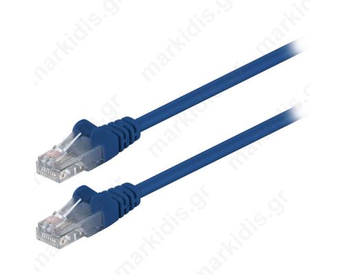 68335 CAT 5e U/UTP PATCH CABLE 0.5m BLUE