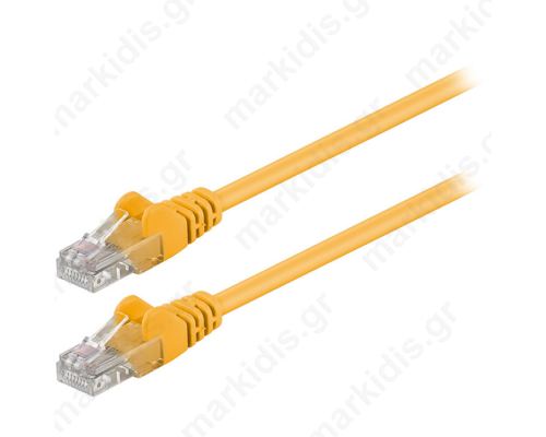 68341 CAT 5e U/UTP PATCH CABLE 1m YELLOW