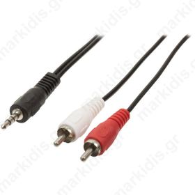 VLAP 22200B 3.00  cable 3.5 mm male - 2x RCA male