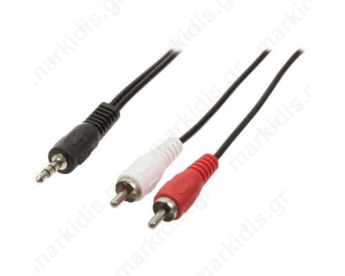 VLAP 22200B 3.00  cable 3.5 mm male - 2x RCA male