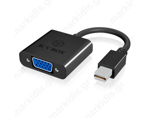 ICY BOX IB-AC539 Mini DP 1.1 to VGA Adapter, black / 60057